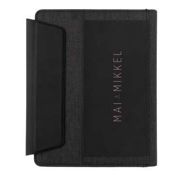 Logo trade firmakingi pilt: Fiko juhtmevaba laadimise A5 portfell koos akupangaga