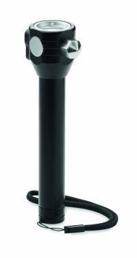 Logo trade ärikingi pilt: 3-ühes alumiiniumist taskulamp koos avariivasara ja turvavöölõikuriga, kohandatava trükilahendusega