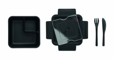 Logo trade reklaamkingid foto: Lõunakarp koos söögiriistadega 600ml