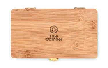 Logotrade firmakingid pilt: 21 tk tööriistakomplekt bambusest kohvris