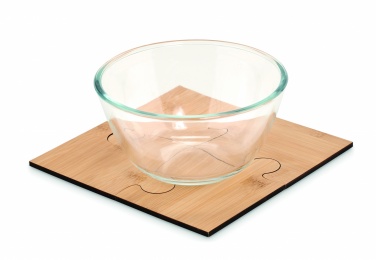 Logo trade reklaamtoote pilt: Puzzle kujuliste tassialuste komplekt