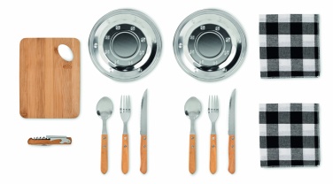 Logotrade reklaamkingi foto: Piknikutarvetega kott kahele