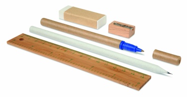 Logo trade firmakingid foto: Statsionaarne komplekt puuvillases kotis