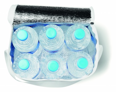 Logo trade firmakingi pilt: Valge külmakott 1,5 l pudelitele