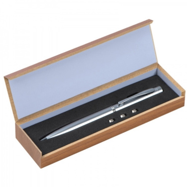 Logo trade reklaamkingituse pilt: Metallist laserpointer DETROIT