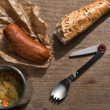 Logotrade firmakingituse foto: Multifunktsionaalne lusikas LATEMAR Schwarzwolf