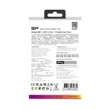 Logo trade meened foto: Kõvaketas Silicon Power Armor A30 1TB