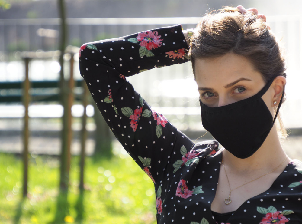 Logotrade reklaamkingituse foto: MARS PRO puuvillane mask (suurus M) koos tasku ja HEPA-filtriga 1380165