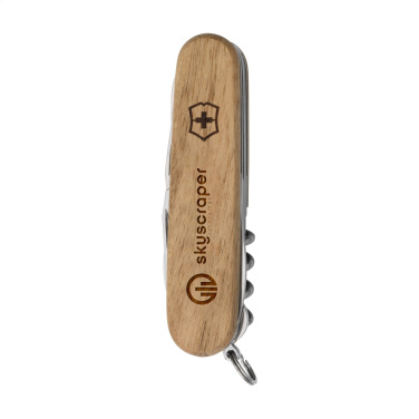 Logotrade firmakingi foto: Victorinox Huntsman Puidust taskunuga