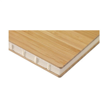 Logo trade ärikingid foto: Bamboo Journal palja seljaga paberist märkmik A5