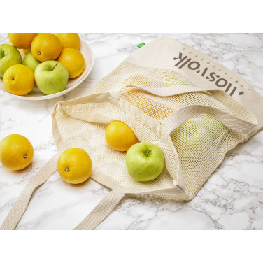 Logotrade ärikingituse foto: Natura Organic Mesh Shopper (180 g/m²) ostukott