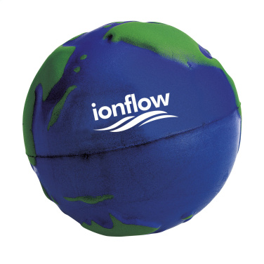 Logo trade firmakingituse pilt: StressGlobe Ø 6,5 cm stressipall