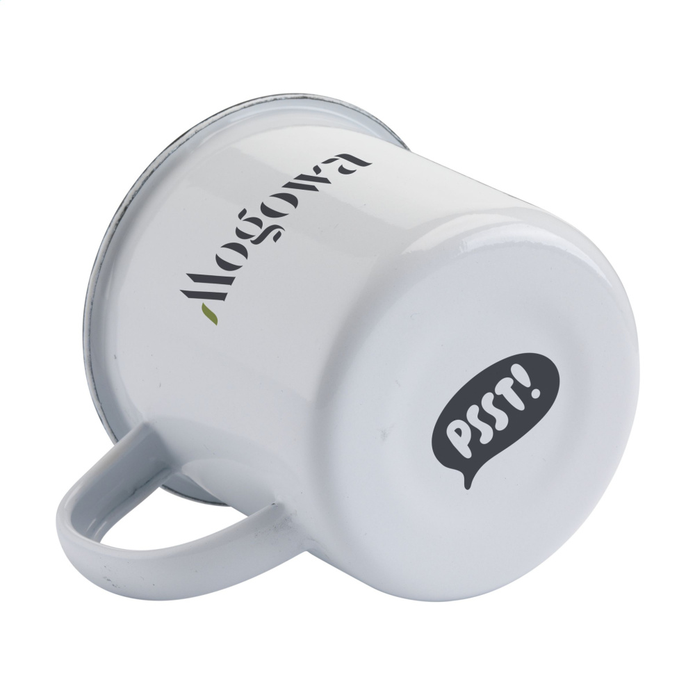 Logotrade meene foto: Retro emailiga kruus 350 ml