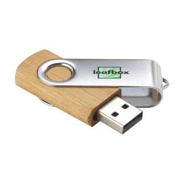 Logo trade ärikingi pilt: USB Twist Bamboo laost 32 GB