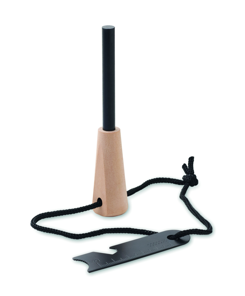 Logotrade reklaamkingid pilt: FUEGOR männipuidust süütevahendite komplekt