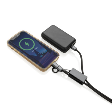 Logo trade ärikingid foto: Terra RCS taaskasutatud PET telefoni kaelapael kahe laadimiskaabliga