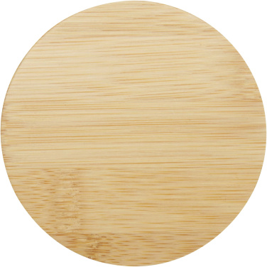 Logotrade ärikingid pilt: Leona 350 ml klaastass bambusest kaanega