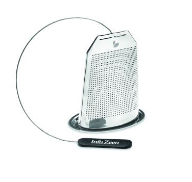 Logotrade firmakingi foto: TEAFUSER roostevabast terasest teesõel