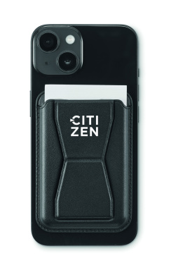 Logo trade reklaamkingituse pilt: LEAMAG magnetiline PU kaardihoidja