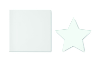 Logotrade ärikingituse foto: Tähekujuline klaasist auhind