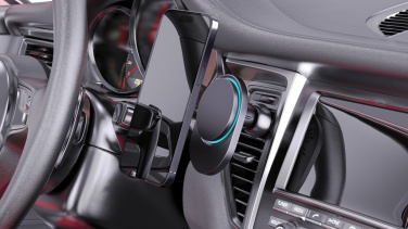 Logotrade reklaamkingi foto: PowerCruze RCS plastikust 15W magnetiga laadija autohoidik