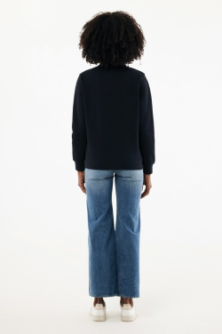 Logotrade firmakingitused pilt: IQONIQ Elgoni taaskasutatud puuvillast veerandlukuga kampsun