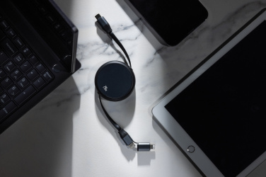 Logotrade firmakingitused pilt: Terra RCS alumiiniumist sissetõmmatav 240W 2-in-1 kaabel