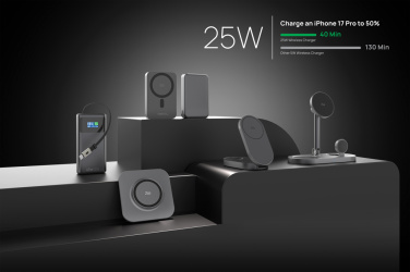 Logotrade ärikingi foto: Quantum RCS ülikiire 10 000 mAh magnetiline 25W akupank