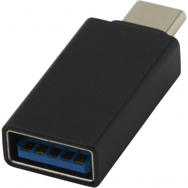 Logotrade mainostuote tuotekuva: ADAPT alumiininen USB-C-USB-A 3.0 -sovitin