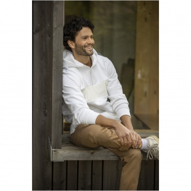 Logotrade mainoslahja ja liikelahja kuva: Sayan miesten puolivetoketjullinen anorakkihupullinen svetari