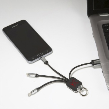 Logotrade liikelahja tuotekuva: SCX.design C15 quatro -kaapeli, valaistuva