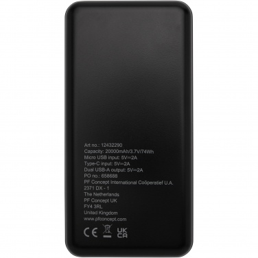 Logo trade liikelahja mainoslahja tuotekuva: Loop 20 000 mAh:n varavirtalähde kierrätetystä muovista 