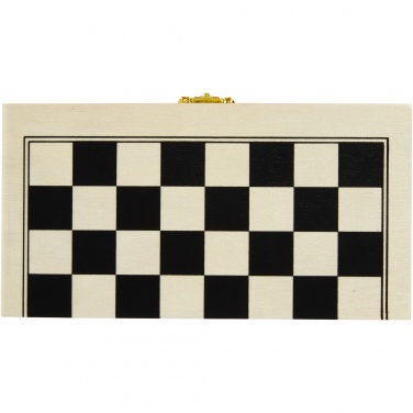 Logo trade mainoslahja ja liikelahja tuotekuva: Mugo puinen kolmen pelin setti