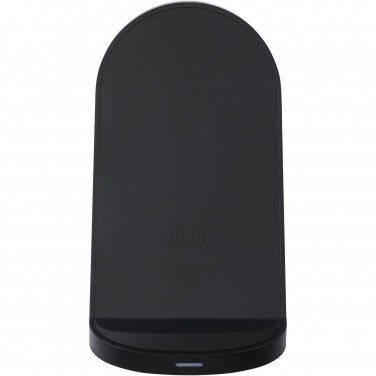 Logotrade mainoslahja ja liikelahja kuva: Loop 15 W:n langaton kaksisuuntainen latausteline RCS-kierrätetystä muovista