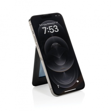 Logotrade mainostuote tuotekuva: Magstand RCS PU magneettinen puhelinlompakko jalustalla