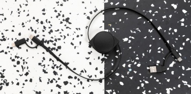 Logo trade mainoslahja kuva: RCS 6-in-1 kaapeli kierrätetystä muovista ja TPE:stä