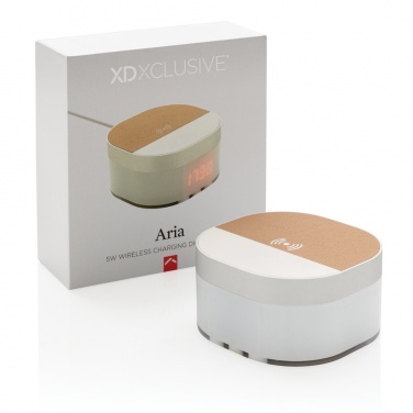 Logotrade liikelahjat kuva: Aria 5W langattomasti ladattava digikello