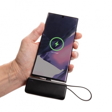 Logo trade mainoslahja ja liikelahja tuotekuva: Powerlink RCS 3000mAh virtapankki USB-C:llä muovista