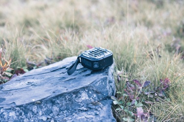 Logo trade liikelahja kuva: 3W langaton aurinkovoimakaiutin RCS muovista