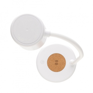 Logotrade mainoslahjat ja liikelahjat tuotekuva: Zenara RCS 15W langaton pöytälamppu kierrätysmuovia/korkkia