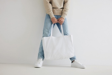 Logotrade mainoslahja tuotekuva: Impact AWARE™ ostoskassi kierrätetystä puuvillasta 145gr