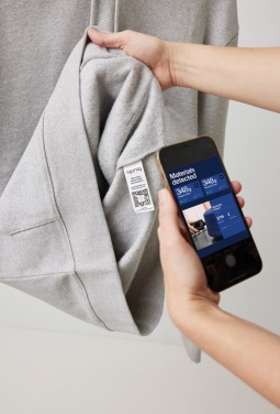 Logotrade liikelahjat kuva: Iqoniq Torres värjäämätön huppari kierrätetystä puuvillasta