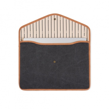 Logo trade mainoslahja kuva: VINGA Bosler 16" kannettava laukku kierrätetystä canvasta