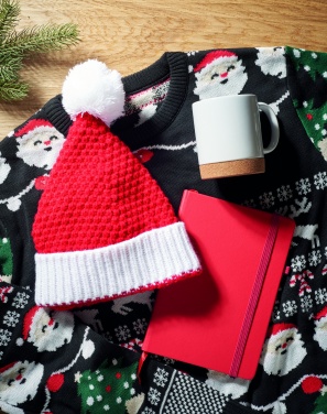 Logo trade mainoslahja kuva: Jouluinen neulottu pipo