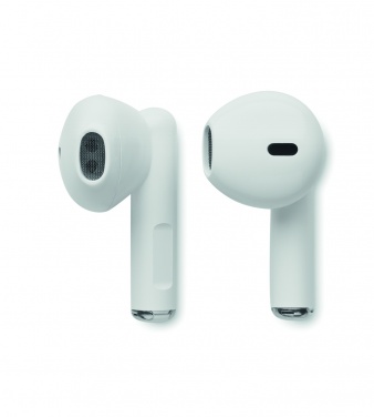 Logotrade mainoslahjat kuva: TWS-kuulokkeet latausalustalla