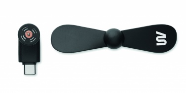 Logo trade mainoslahja ja liikelahja tuotekuva: Kannettava USB-tuuletin