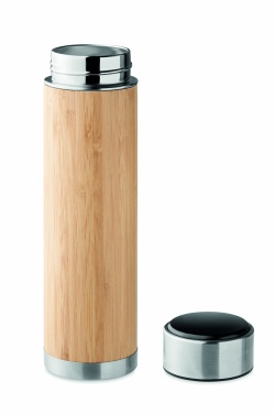 Logo trade mainostuote kuva: Bambu termospullo 480 ml PANAY