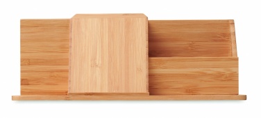 Logotrade mainostuotet kuva: Bambu langaton laturi 10W GROOVY