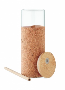 Logo trade mainoslahjat tuotekuva: Lasinen juomapullo 450 ml