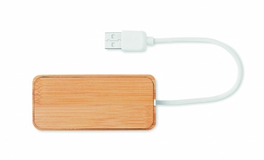 Logo trade mainostuotet tuotekuva: Bambu USB- keskitin